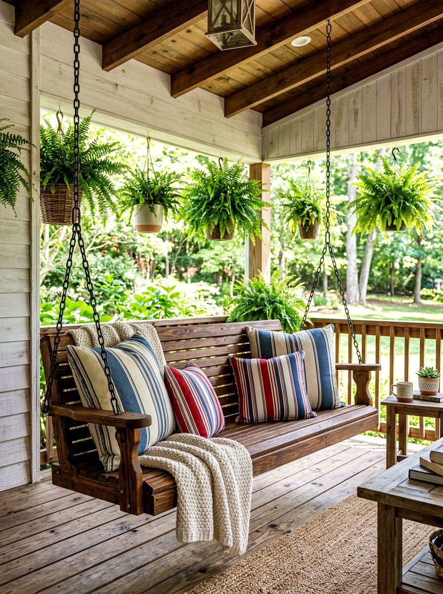 Farmhouse Porch Decor Ideas: 30 Cozy Charm Details for Home