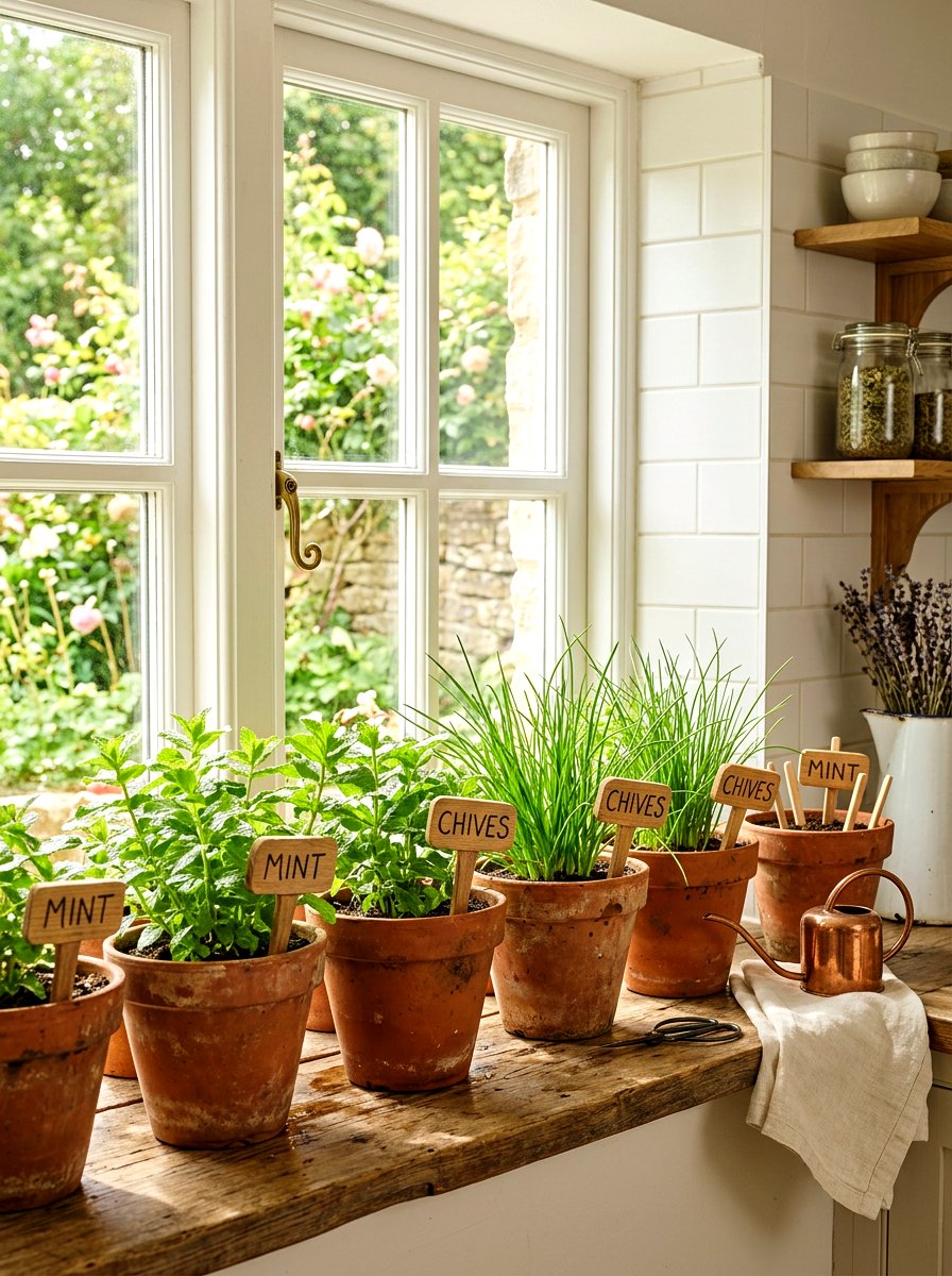 Wooden Spoon Label - 30 herb garden marker ideas