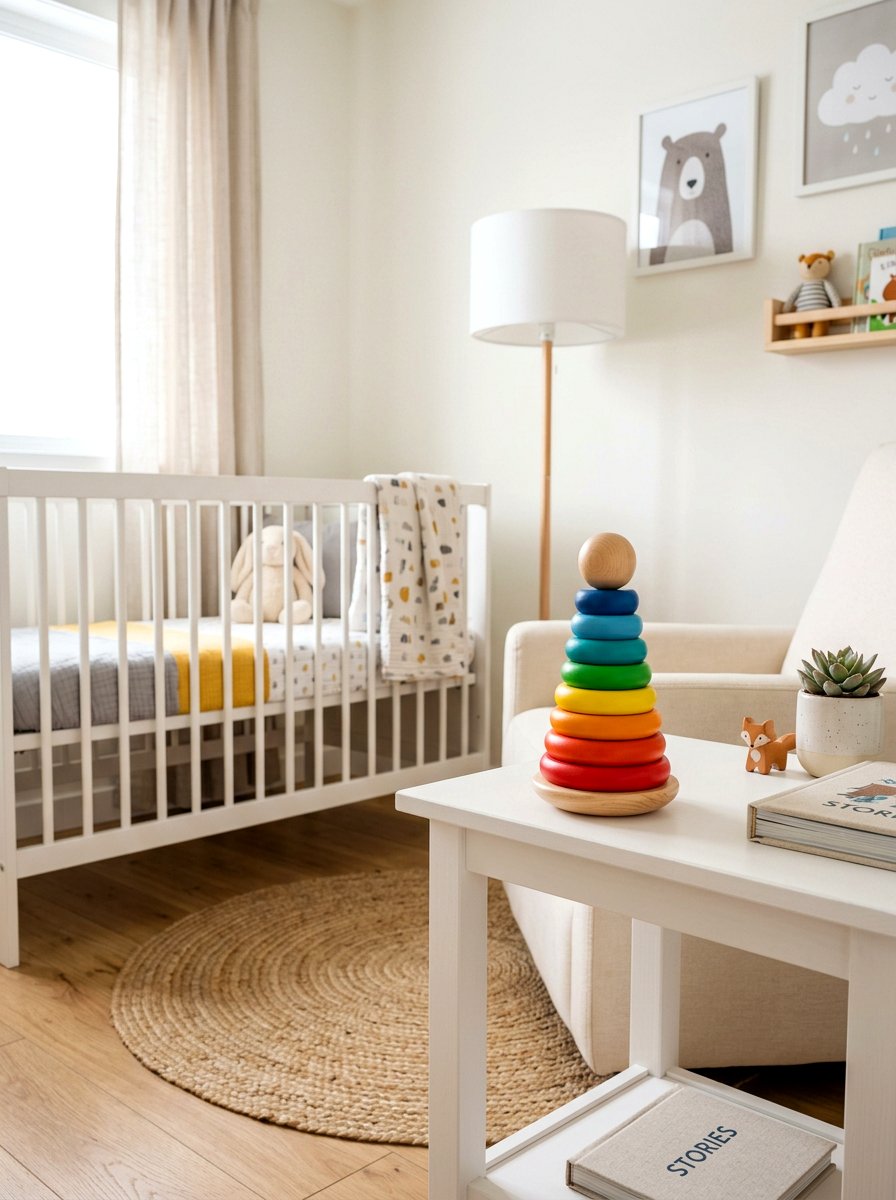 Wooden Stacking Rings - 30 heirloom toy nursery ideas