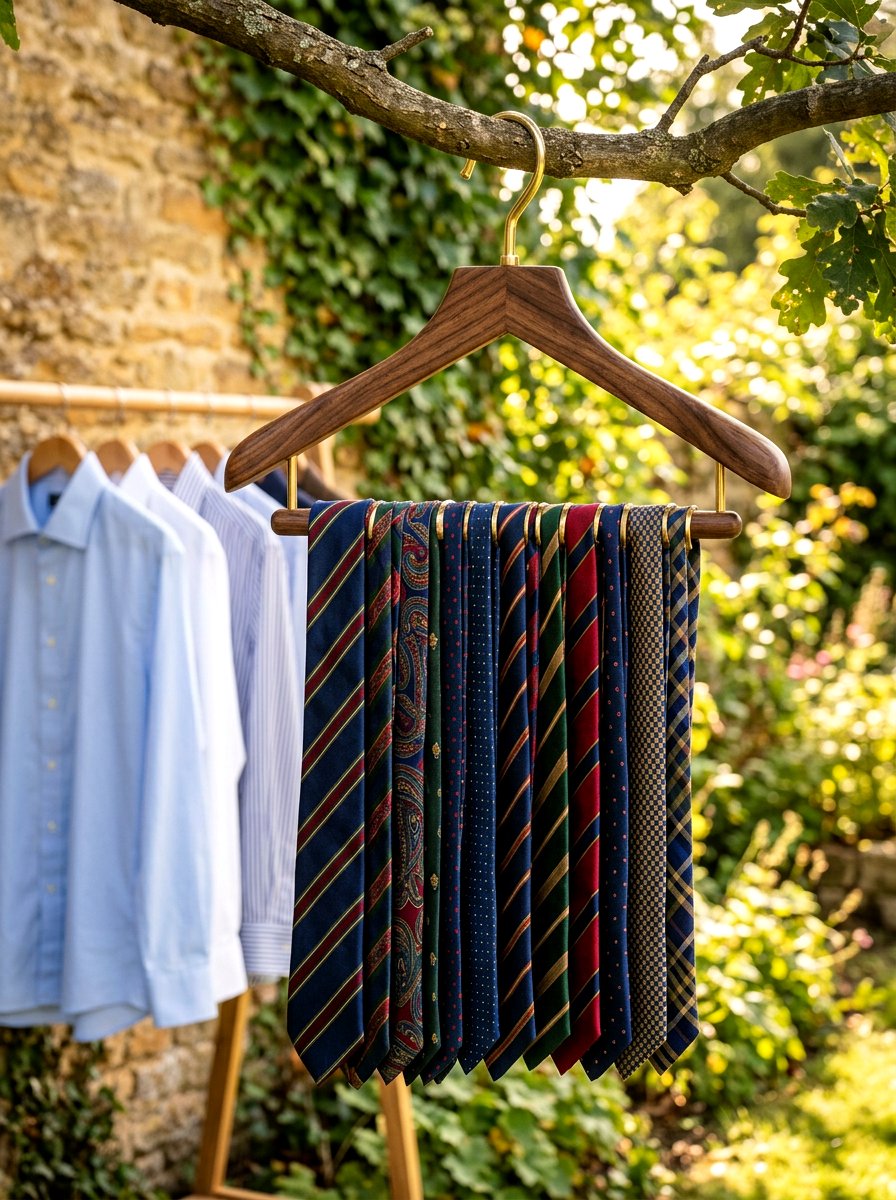 Wooden Tie Hanger - 30 tie storage ideas