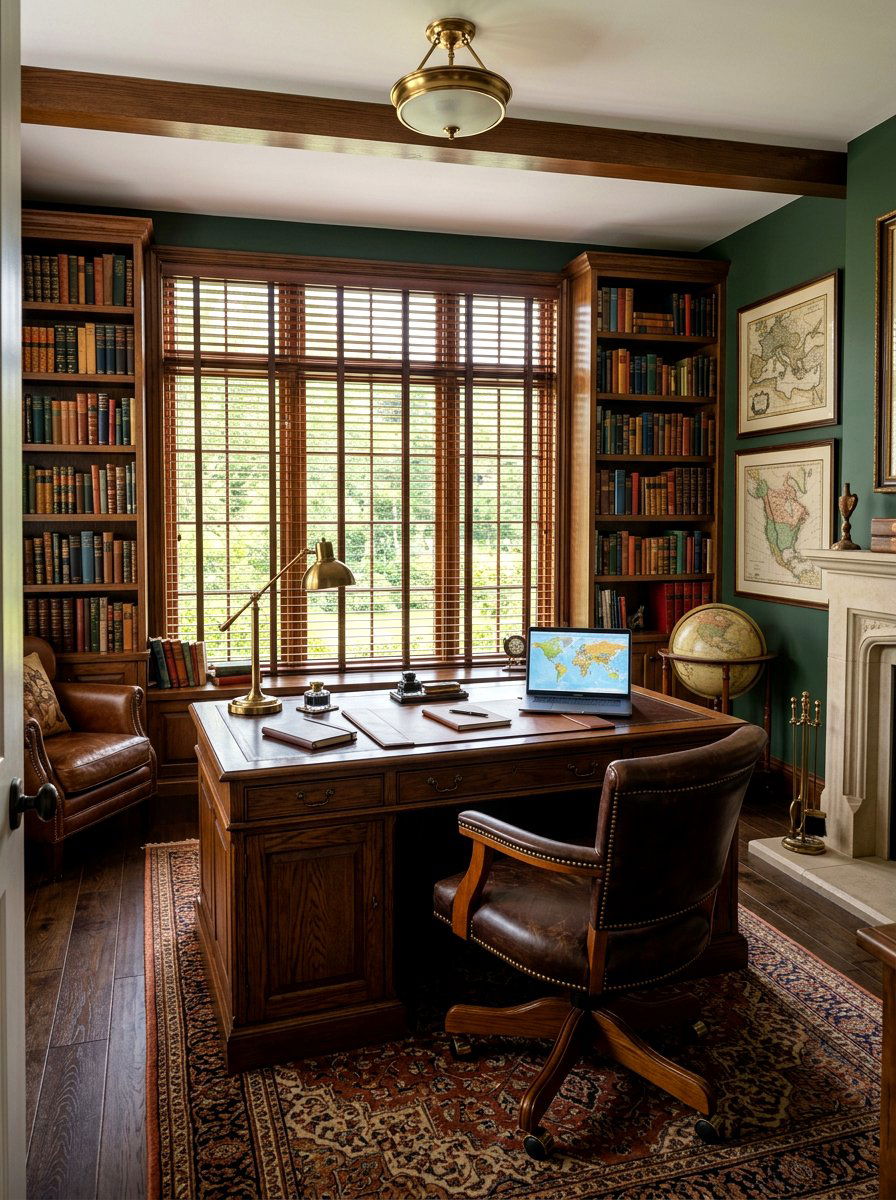 Wooden Venetian Blinds - 30 window treatment ideas