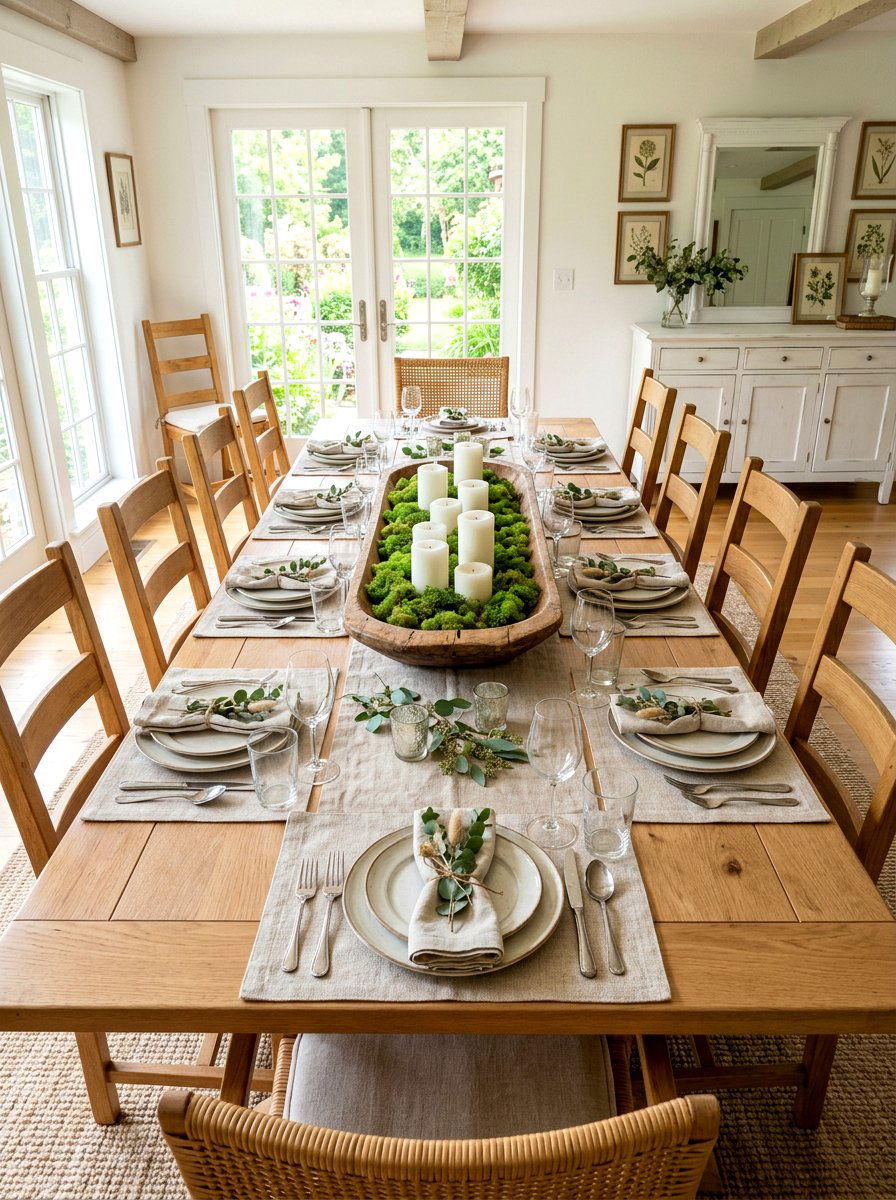 Wooden dough bowl candle - 30 candle bowl centerpiece ideas