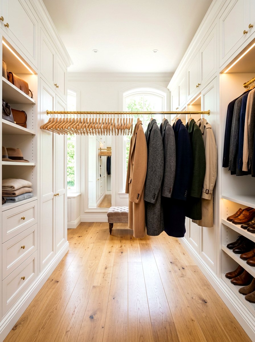 Wooden hanger set - 30 aesthetic closet organization ideas