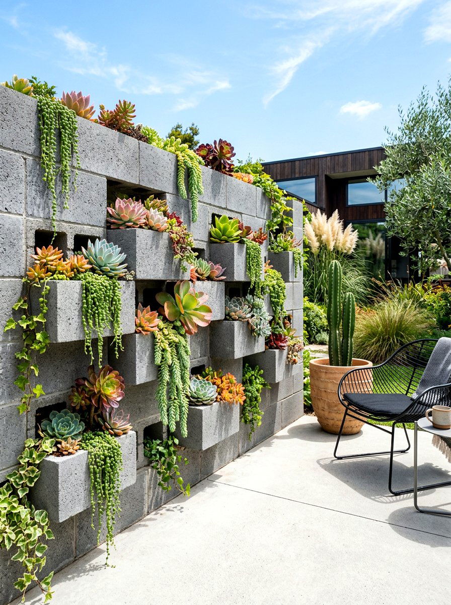 Wooden pallet planter - 30 budget front yard ideas