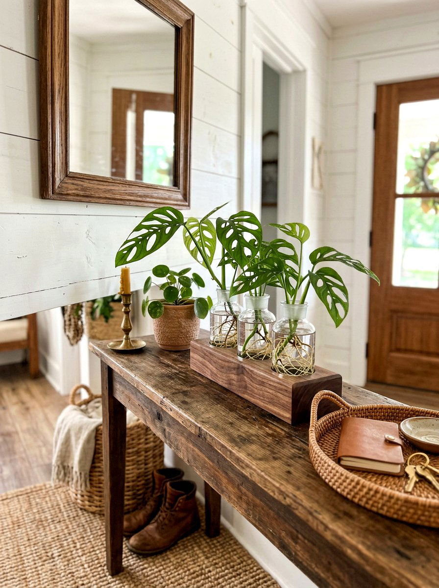 Wooden propagation station - 30 plant propagation station ideas