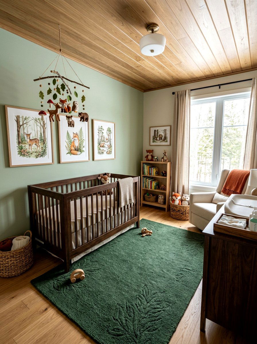 Woodland Animal Nursery - 30 vintage nursery ideas