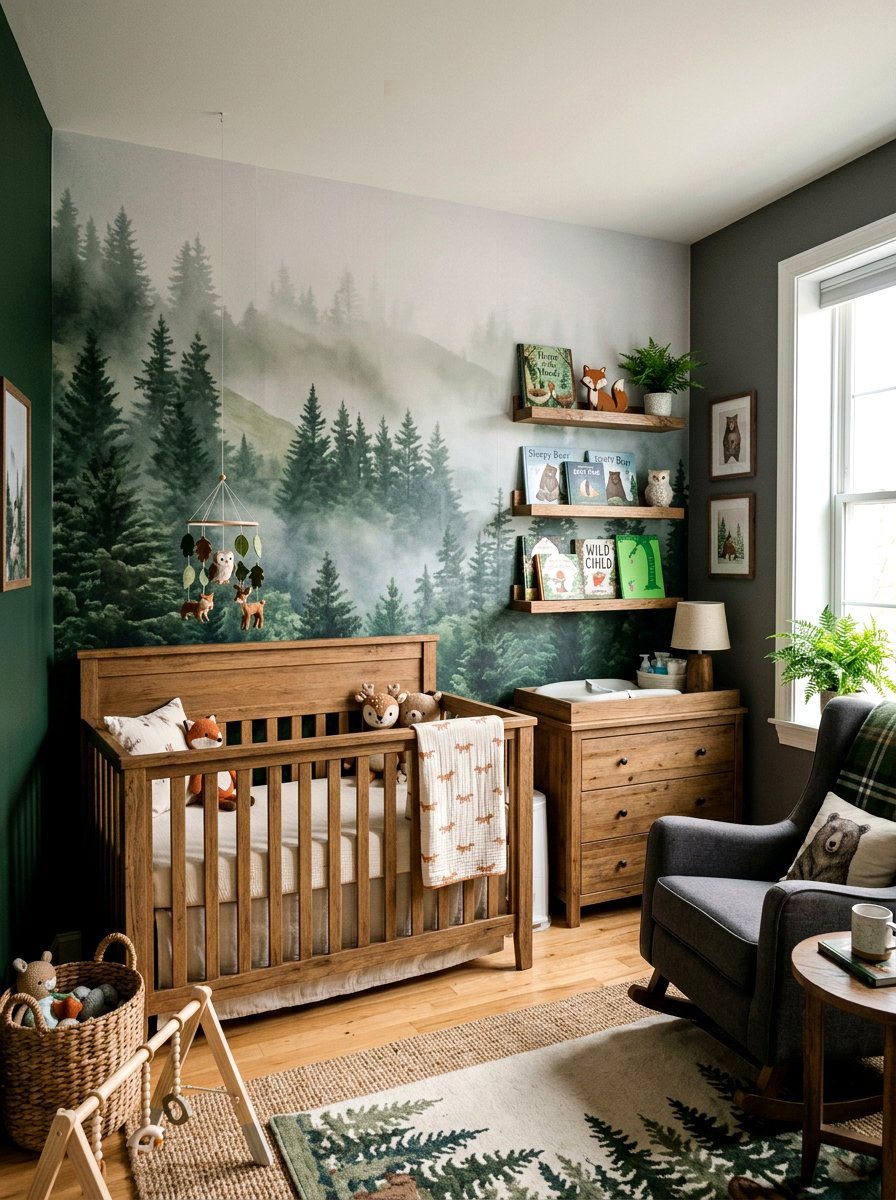 Woodland Baby Room - 30 baby room ideas