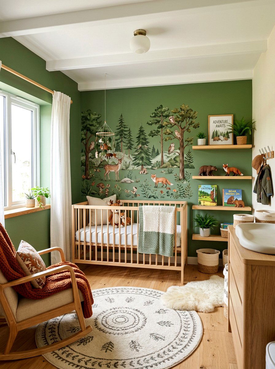 Woodland Boy Nursery - 30 boy nursery ideas