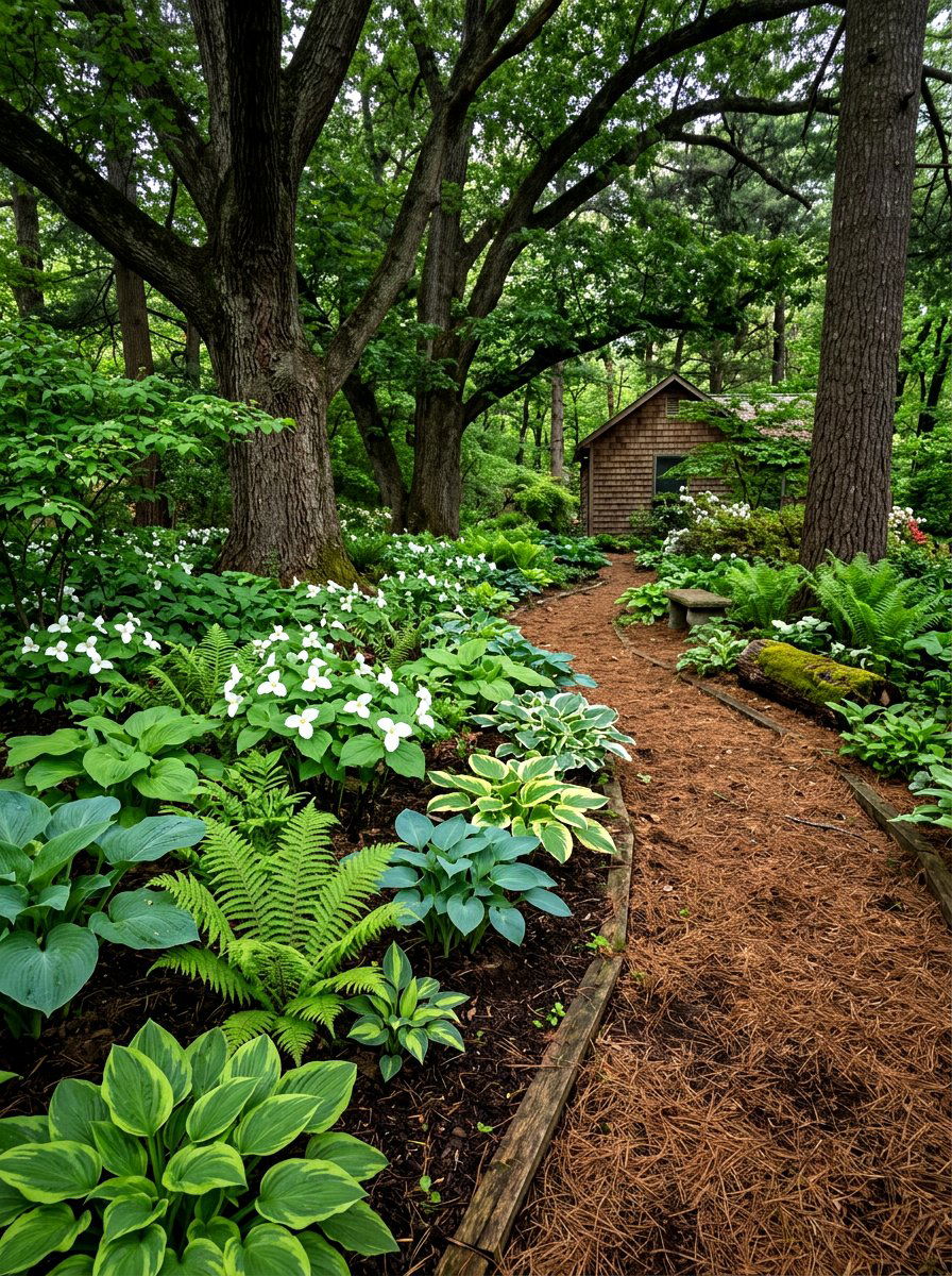 Woodland Garden Backyard - 30 naturalistic backyard ideas