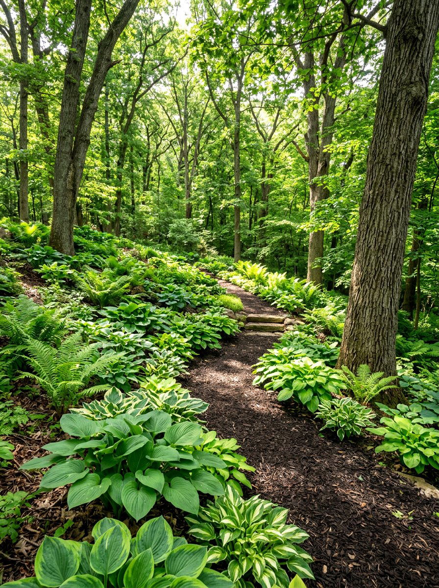 Woodland Hillside Landscaping - 30 sloped yard landscaping ideas