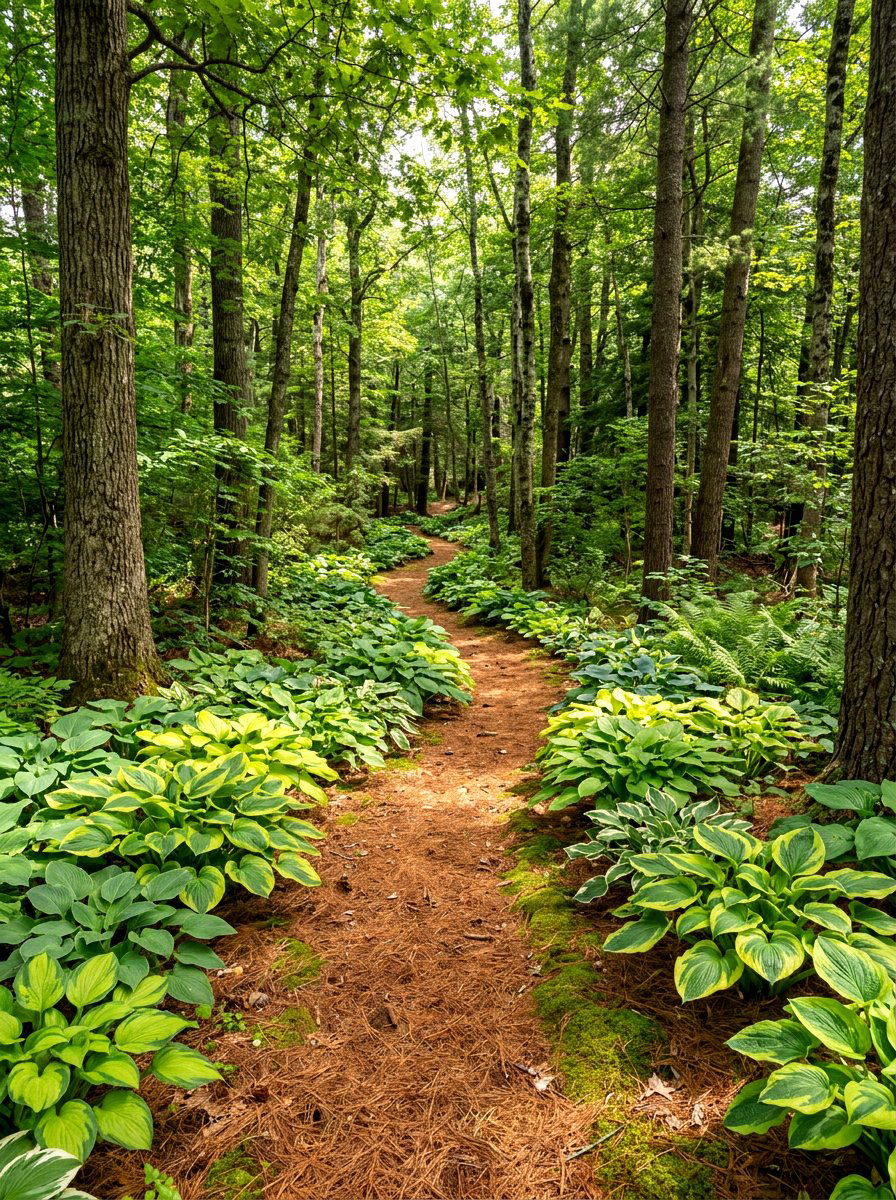 Woodland Hosta Trail - 30 hosta garden ideas