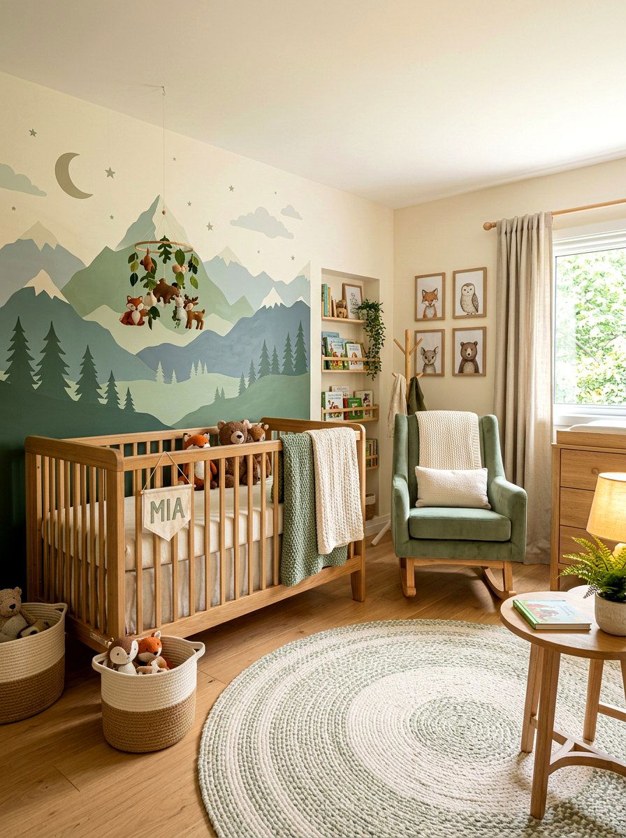 Woodland Nursery - 30 ski lodge holiday decor ideas