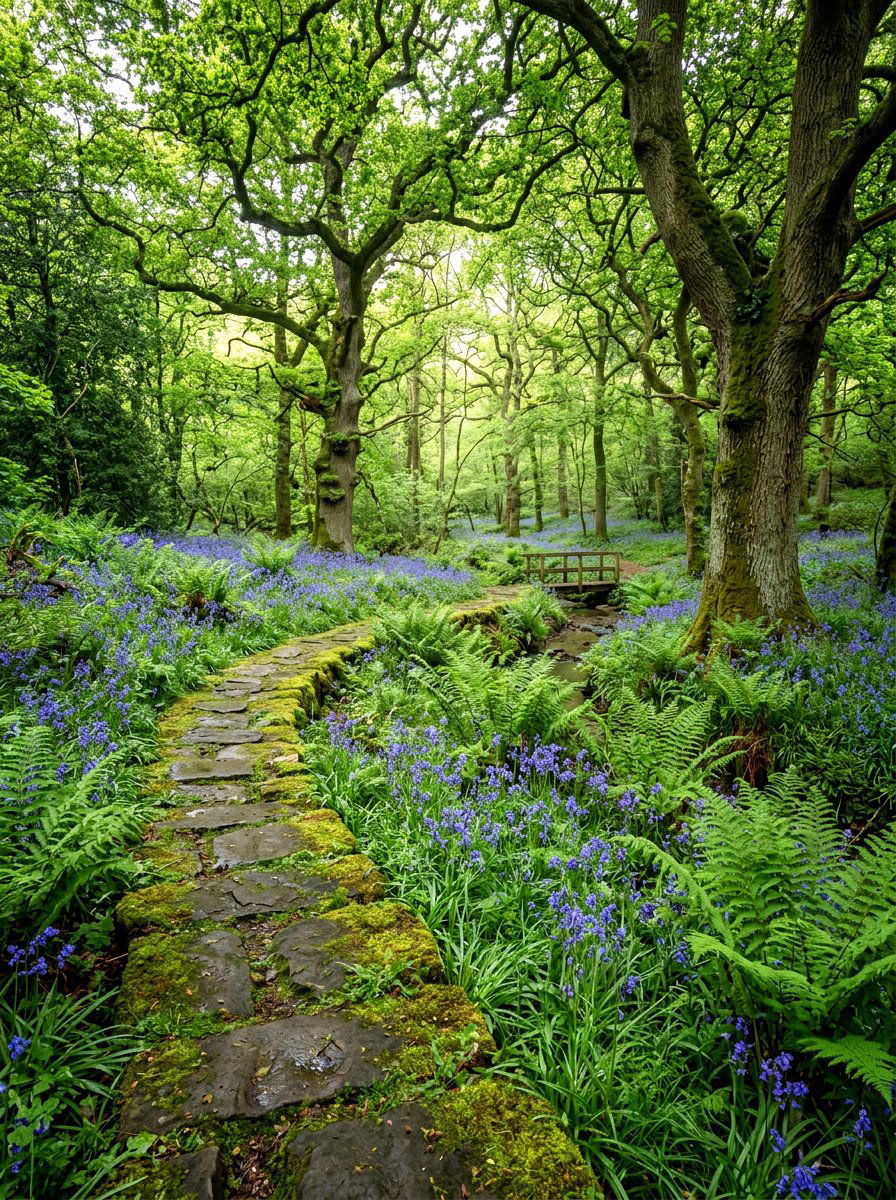 Woodland Shade Meadow - 30 flower field backyard ideas