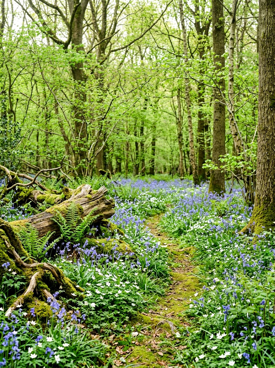 Woodland Wildflower Garden - 30 wildflower garden ideas