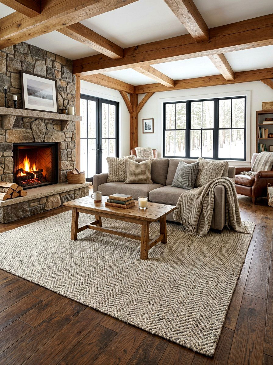 Wool Textile - 30 ski lodge holiday decor ideas