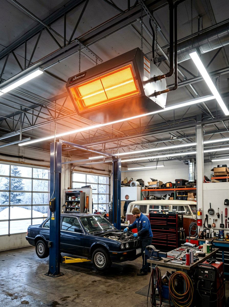 Workshop Heater - 30 garage workshop ideas