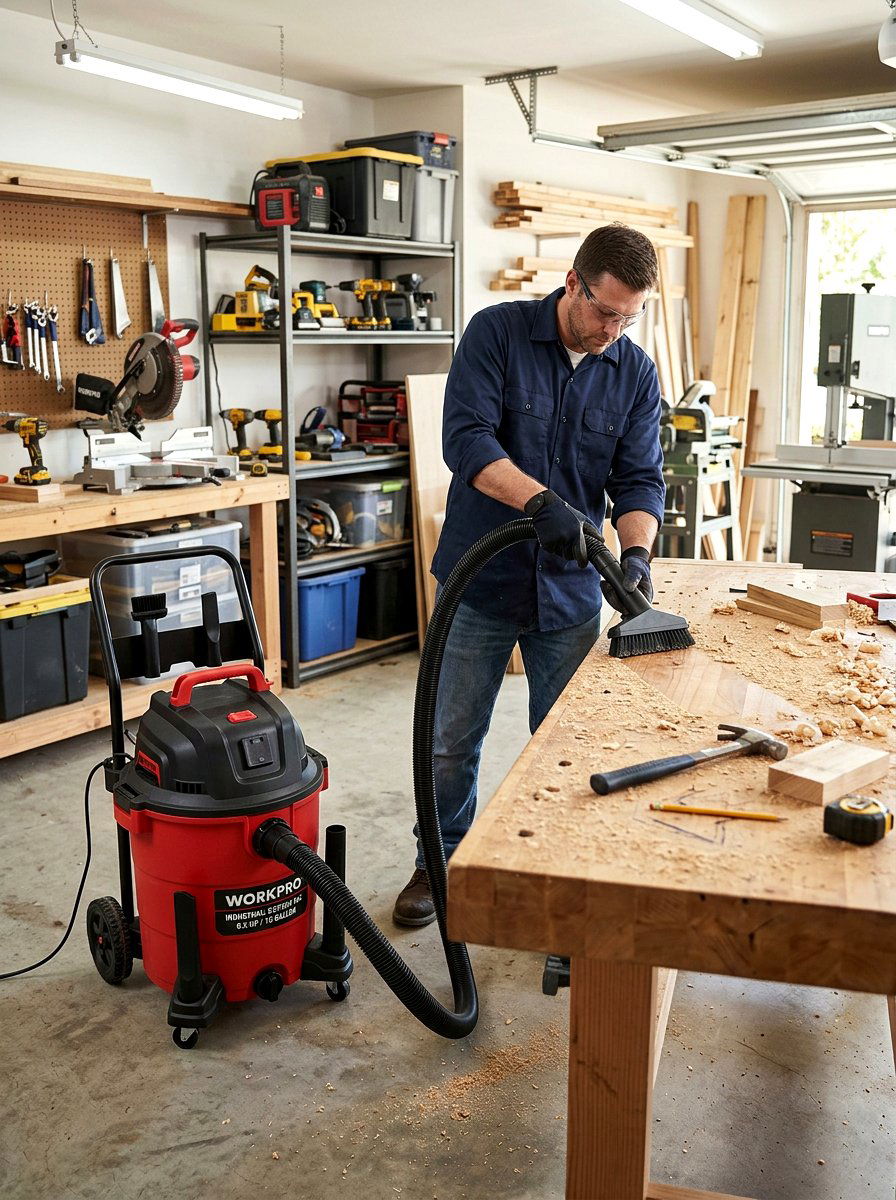 Workshop Vacuum - 30 garage workshop ideas