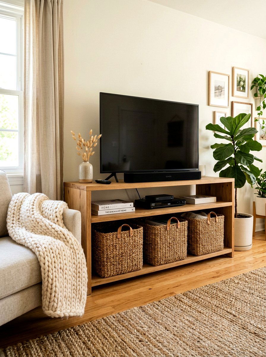 30 media console styling ideas for a Stylish Living Room Setup