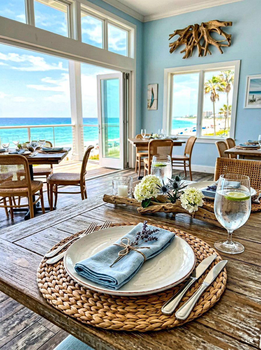 Woven Placemat Setting - 30 dining table decor ideas