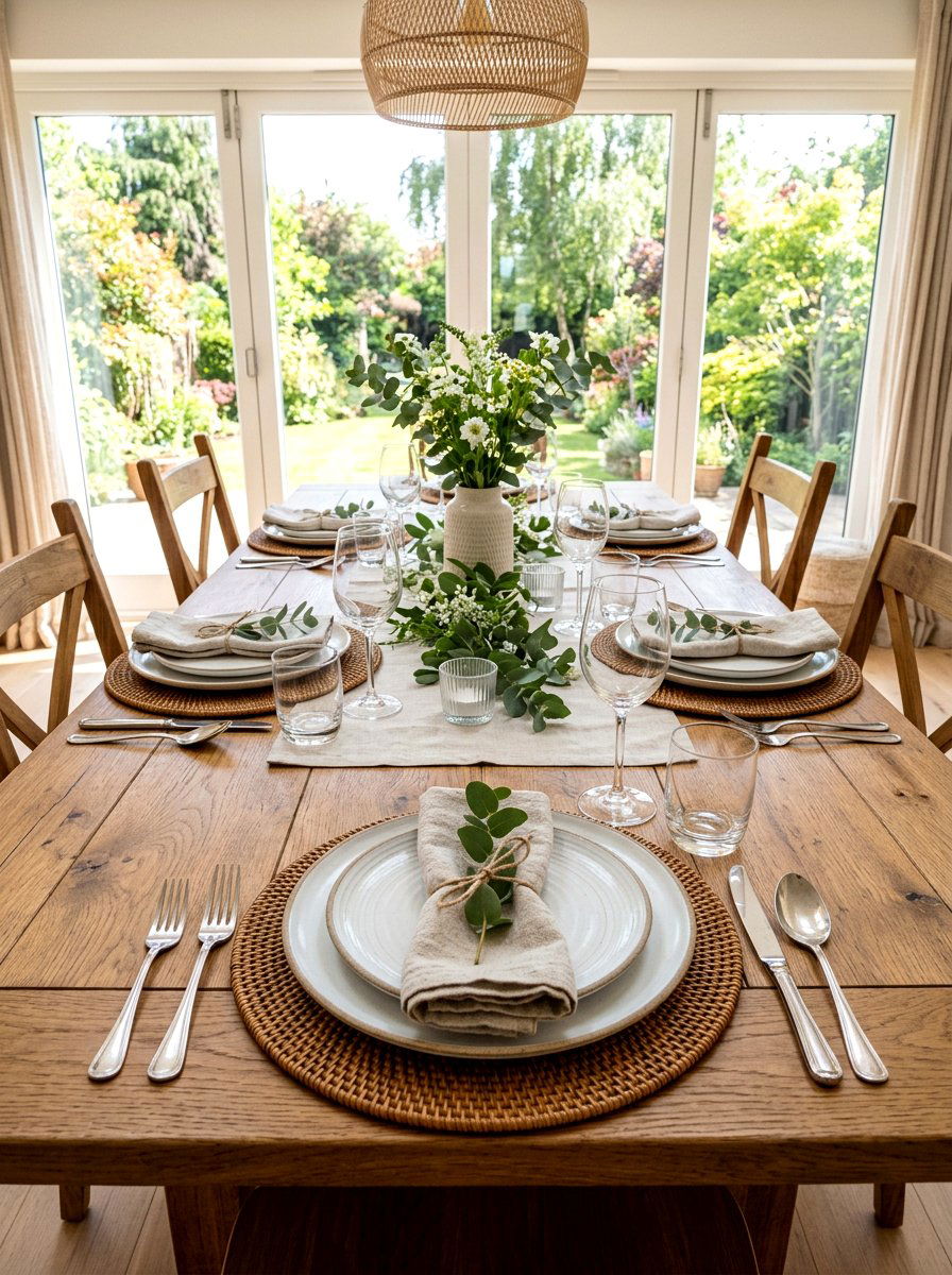 Woven Placemat - 30 natural fiber decor ideas