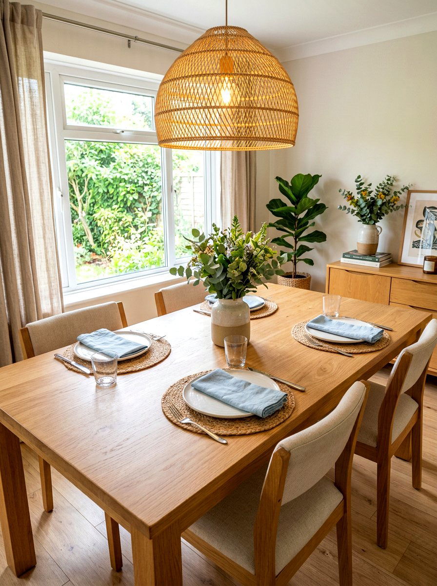 Woven Placemats - 30 spring dining table ideas