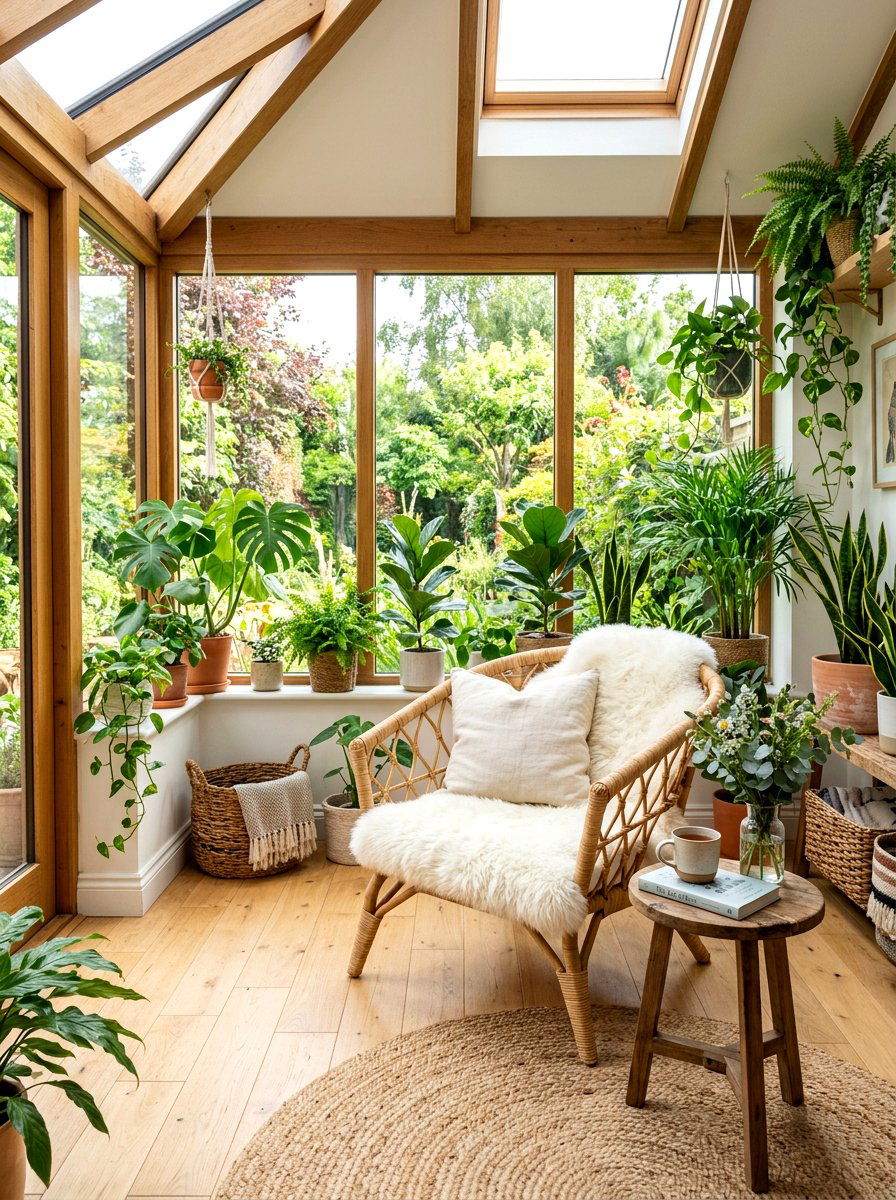 Woven Rattan Chair - 30 thrifted home decor ideas