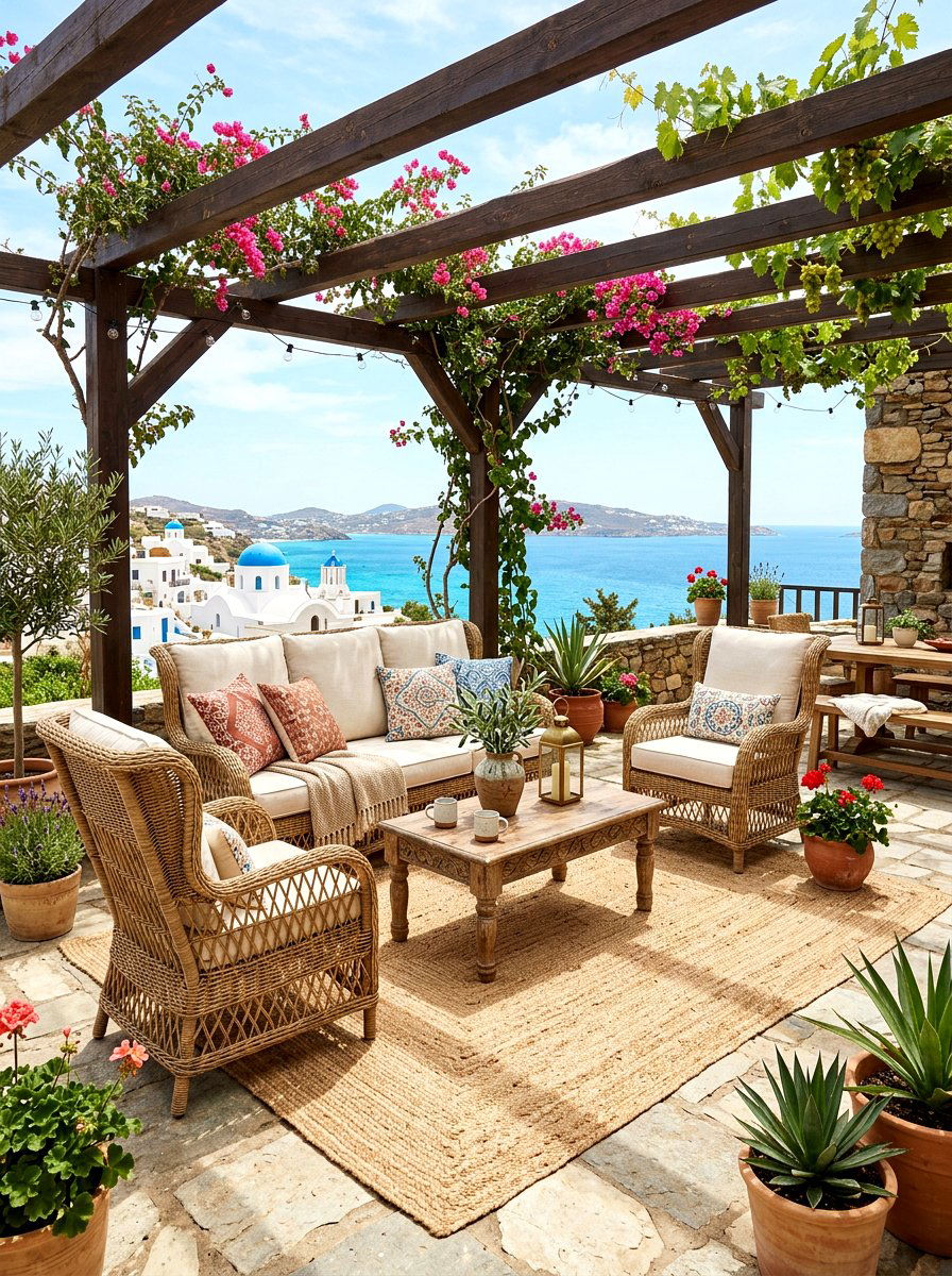 30 Mediterranean Backyard Lounge Ideas for Cozy Nights Outdoors