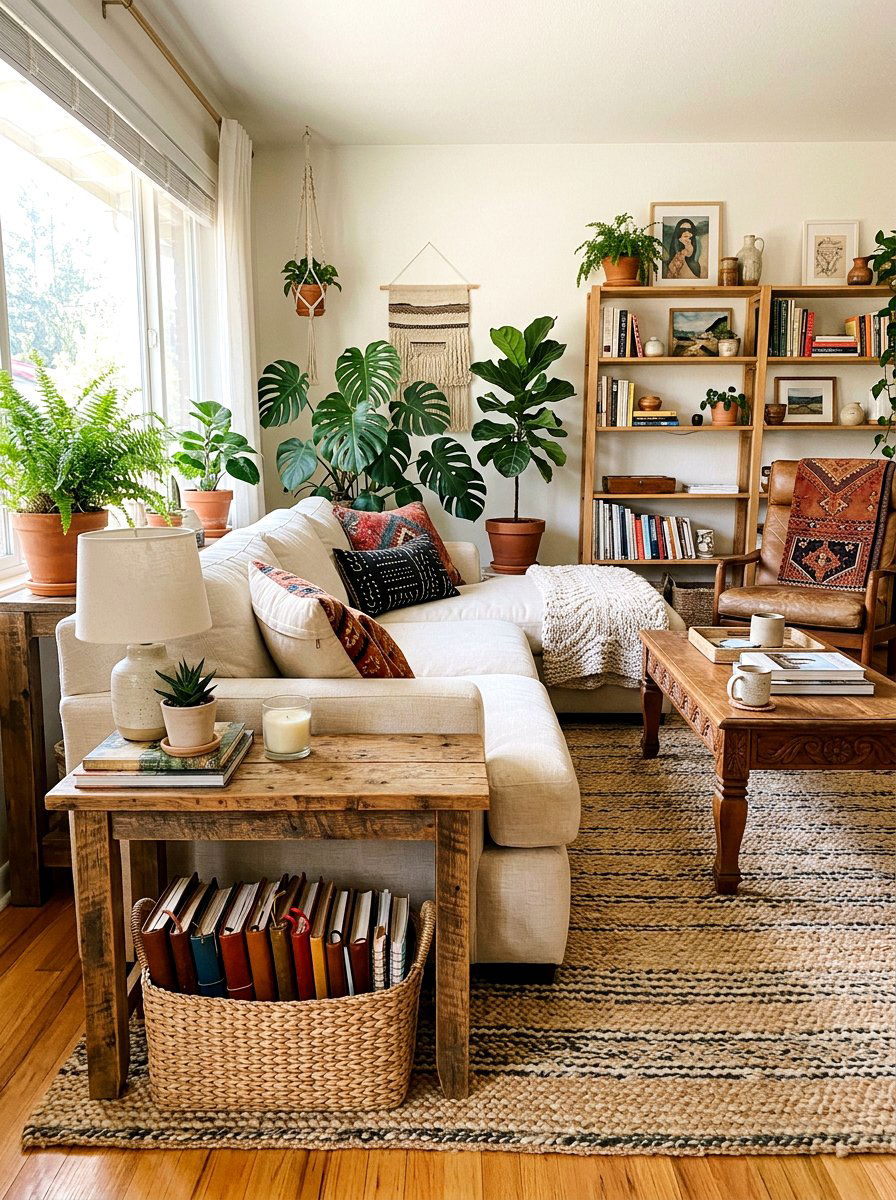 Woven Seagrass Basket - 30 notebook storage ideas