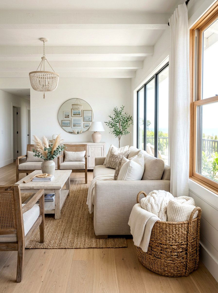 Woven Seagrass Basket - 30 basket storage ideas