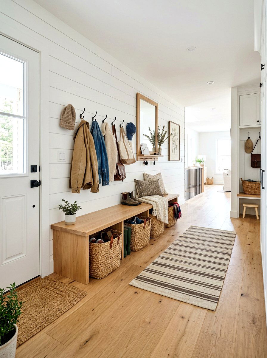 Woven Seagrass Storage Basket - 30 Nancy Meyers entryway ideas