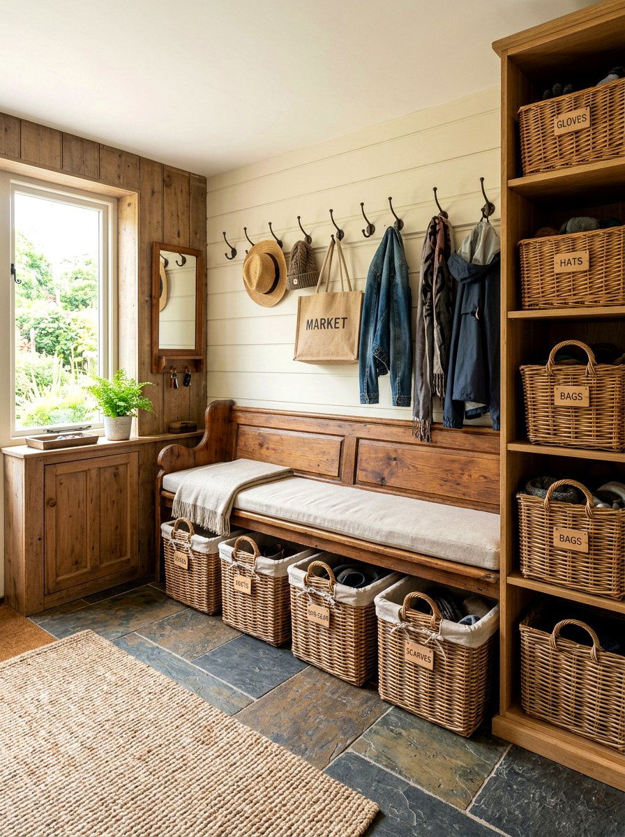Woven Wicker Baskets - 30 french country decor ideas