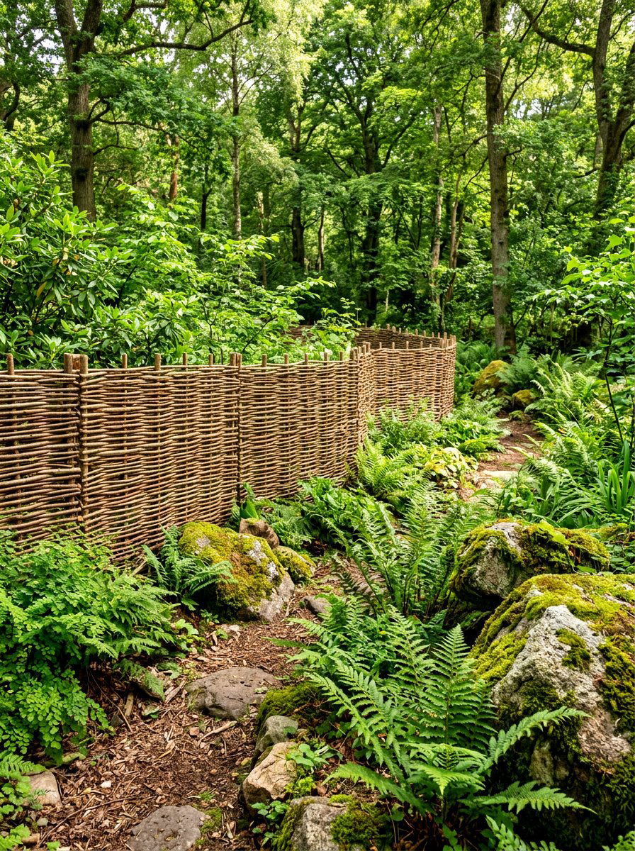 Woven Willow Fence - 30 utility box cover ideas