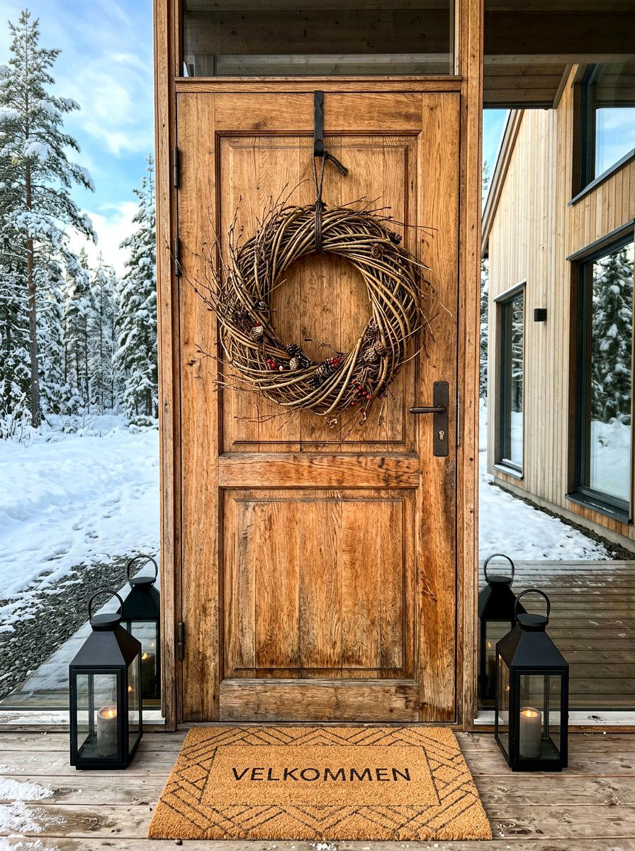 Woven Willow Wreath - 30 spring wreath ideas