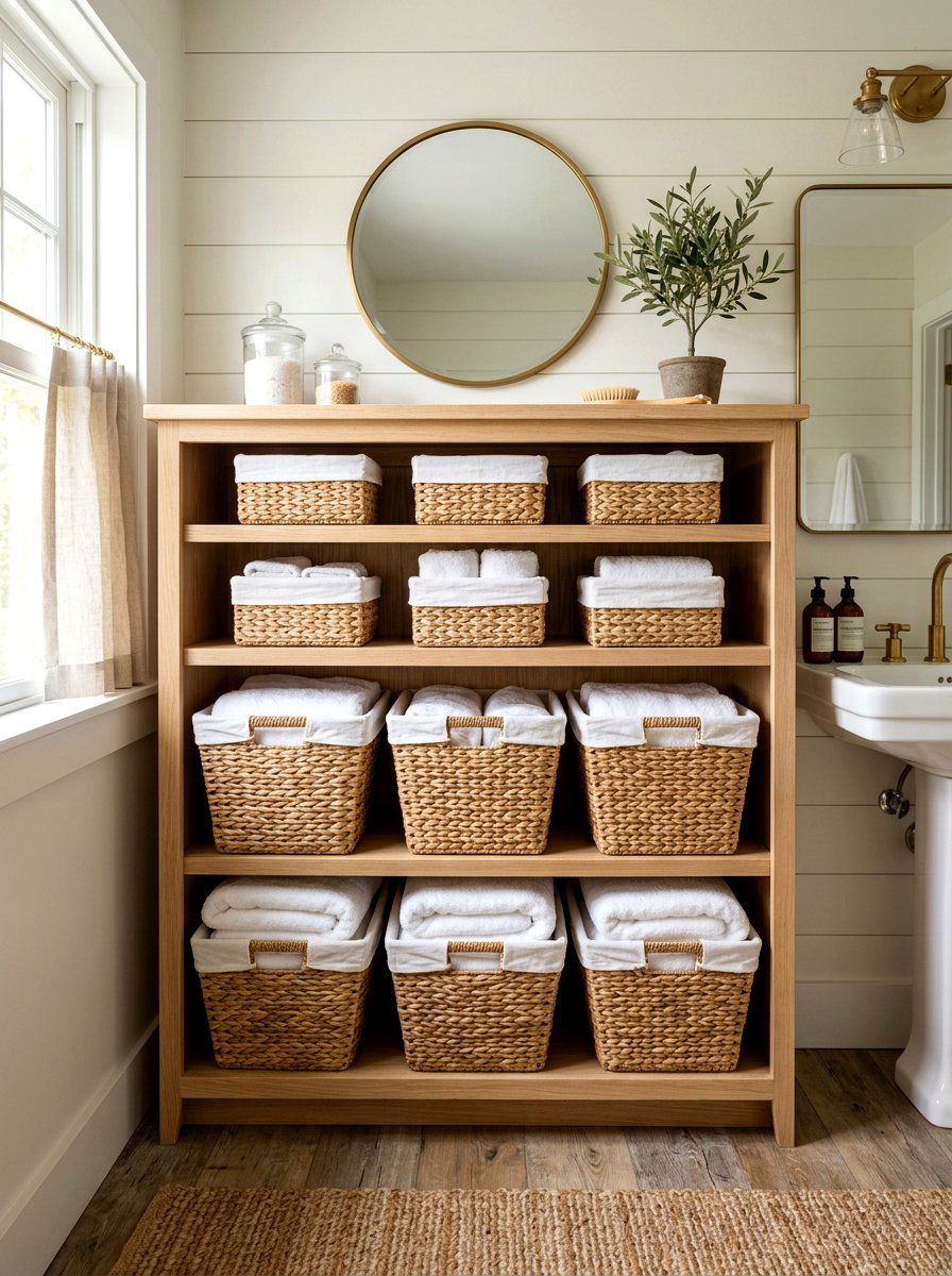 30 Organizing Bathroom Cabinets Ideas for More Storage