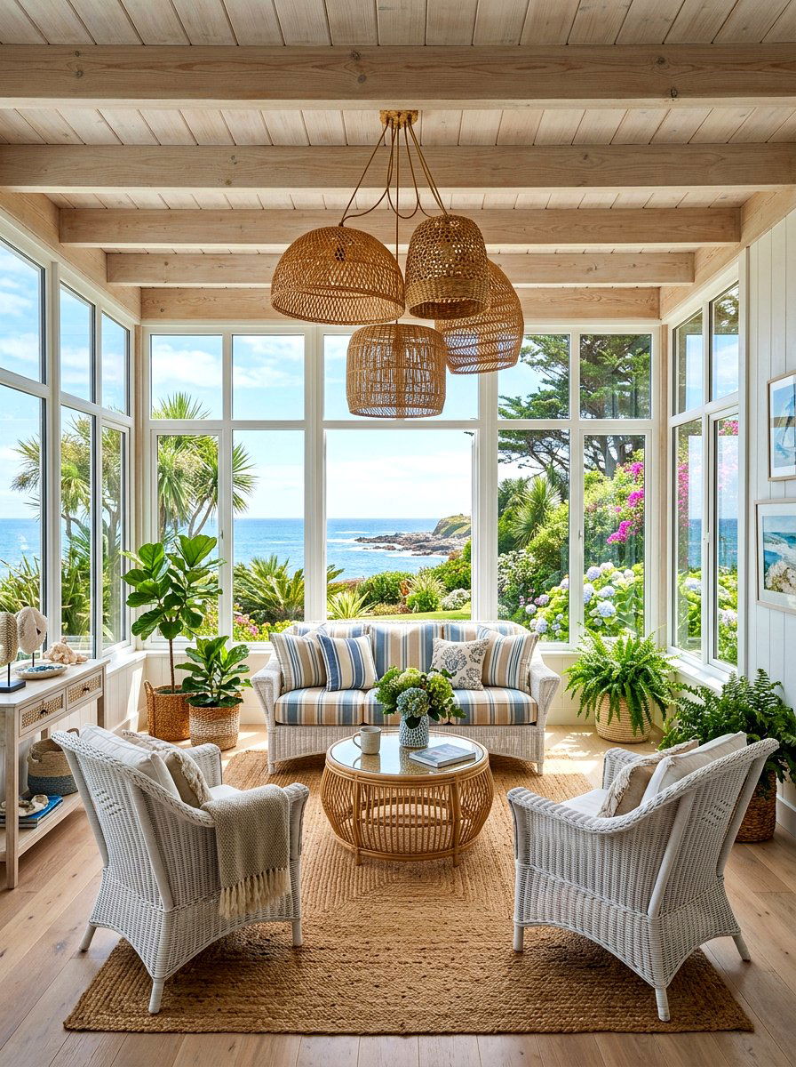 Woven rattan cluster light - 30 dramatic pendant cluster ideas