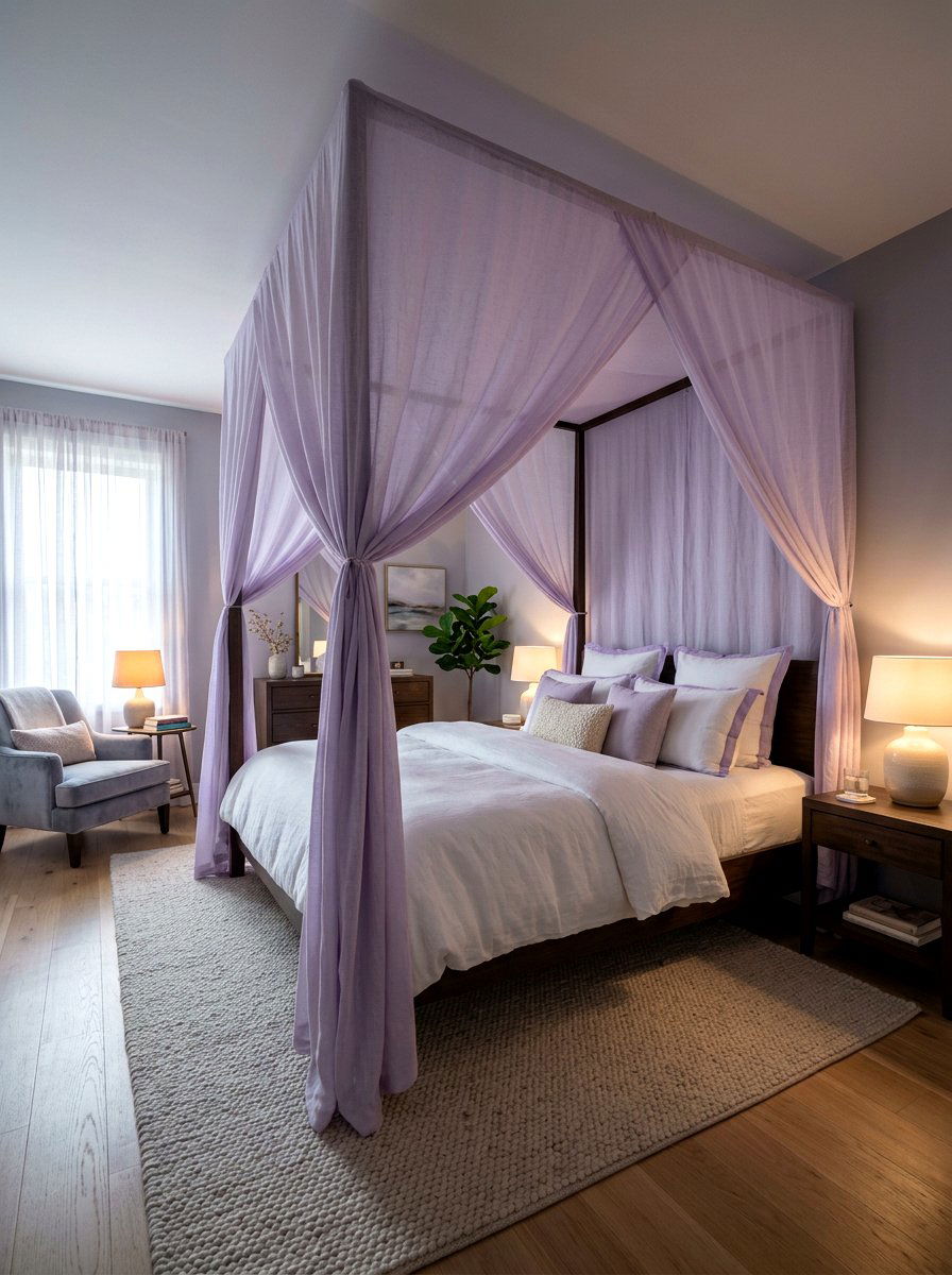 Wrap Around Canopy Bed - 30 canopy drape bed ideas