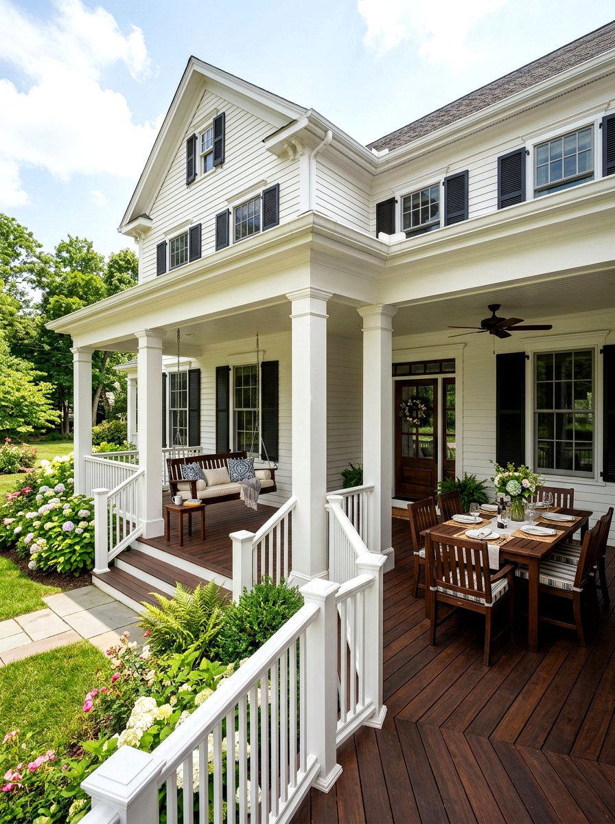 Wrap Around Porch - 30 porch gathering ideas