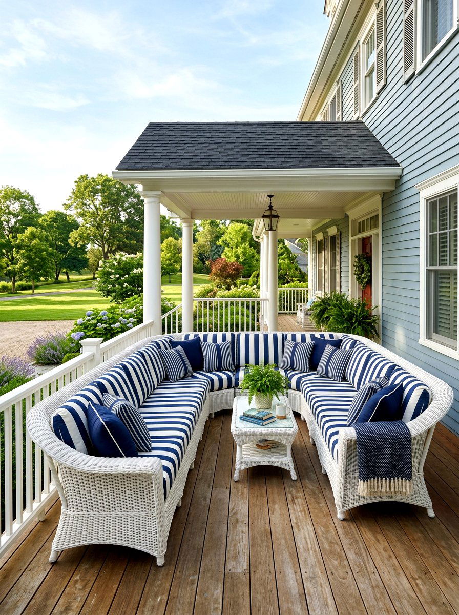 Wrap Around Porch Sectional - 30 outdoor sectional layout ideas