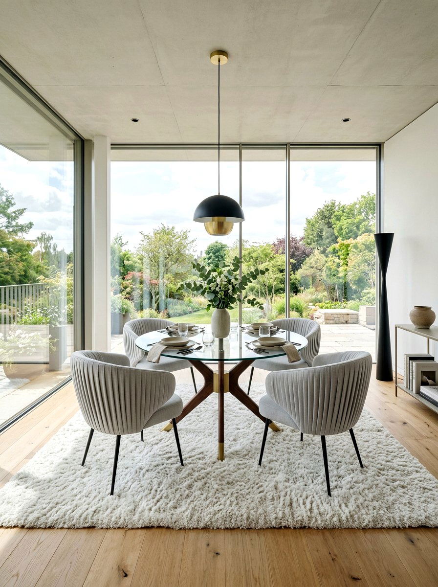 Wrap around pleated chair - 30 pleated dining chair ideas