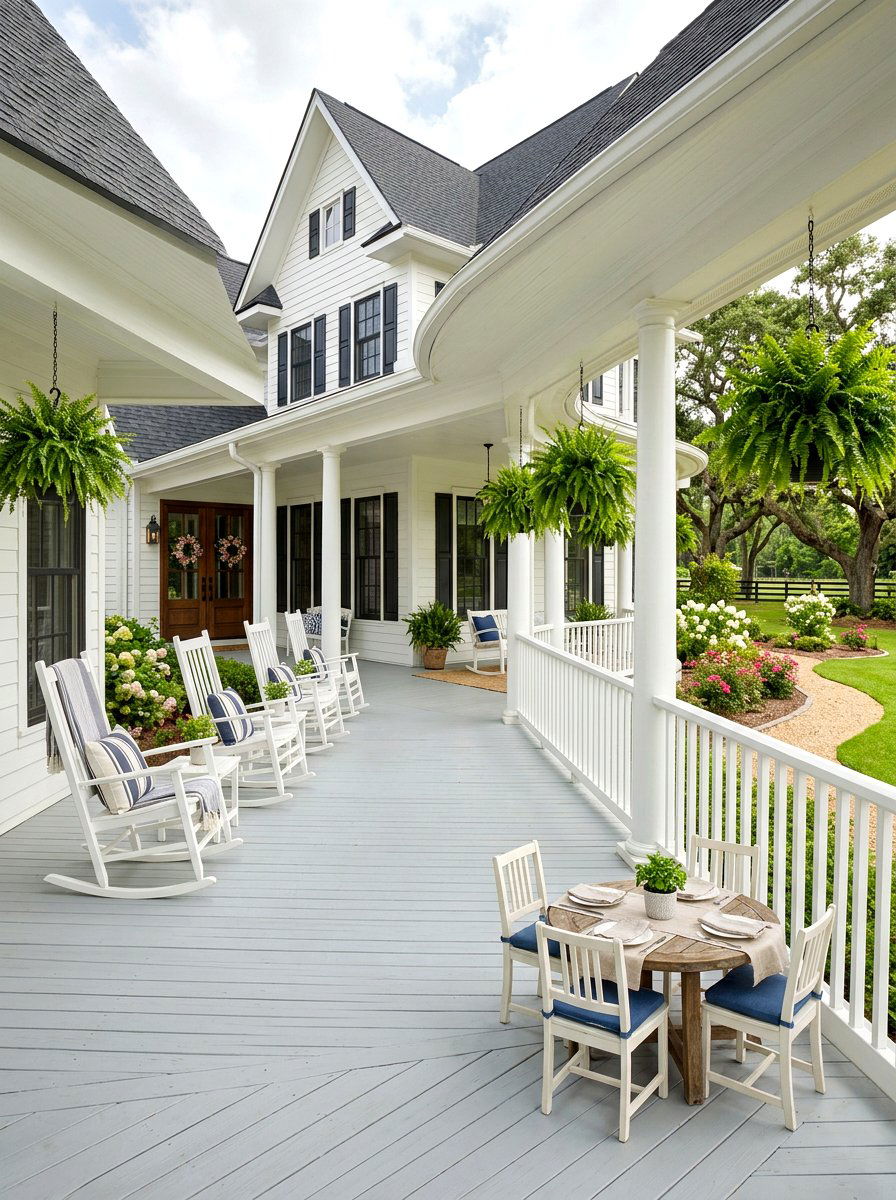 Wraparound Covered Front Porch - 30 covered front porch ideas