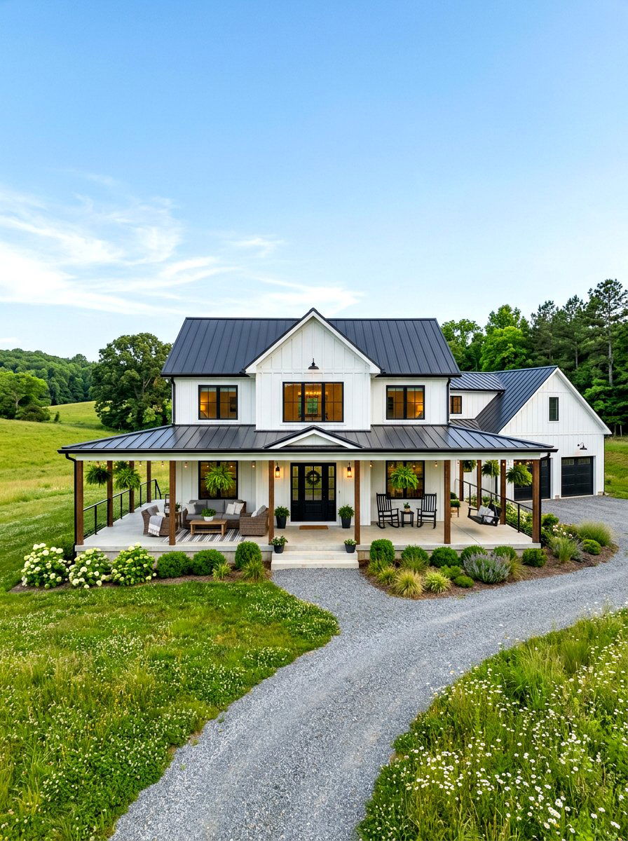 30 Modern Farmhouse Exterior Ideas for Street-Ready Curb Appeal