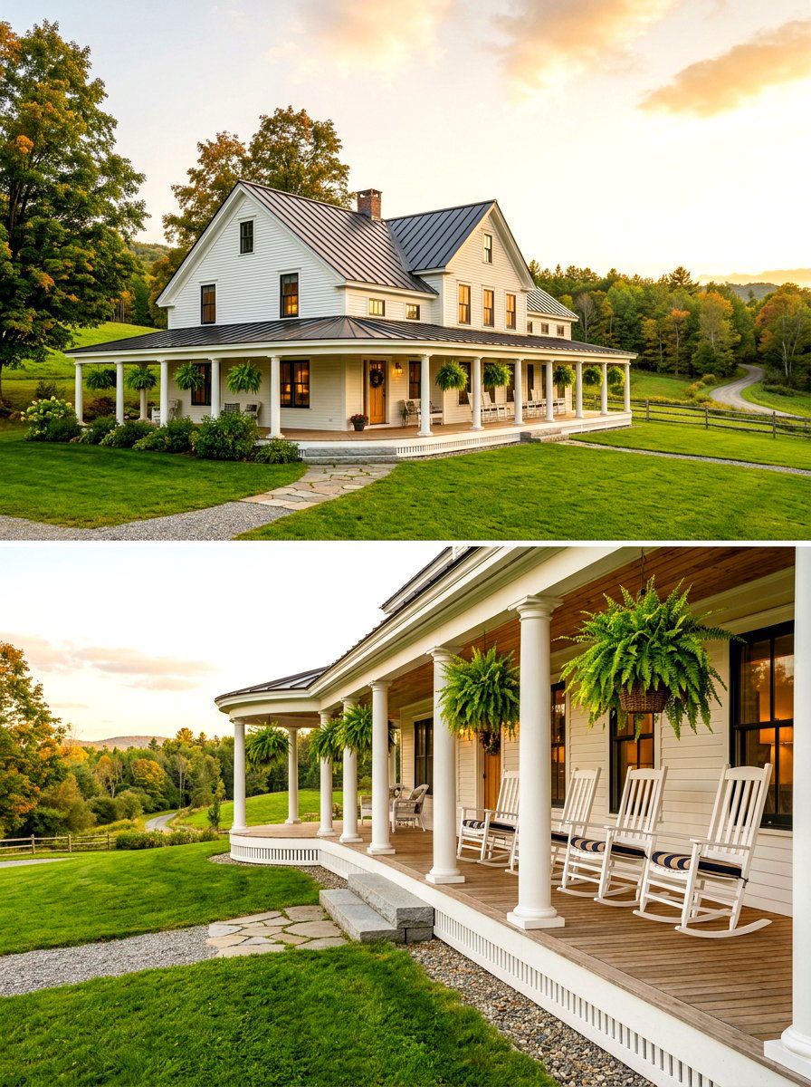 Wraparound Front Porch Roof - 30 front porch roof ideas