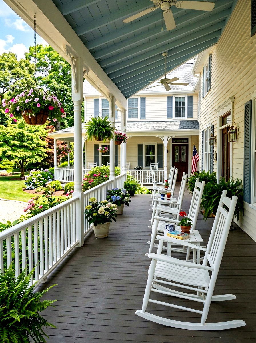 Wraparound Porch Rocking Chairs - 30 wraparound porch ideas