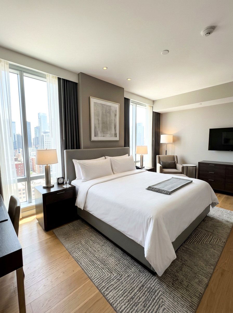 Wrinkle Resistant Bedding - 30 hotel duvet bedroom ideas