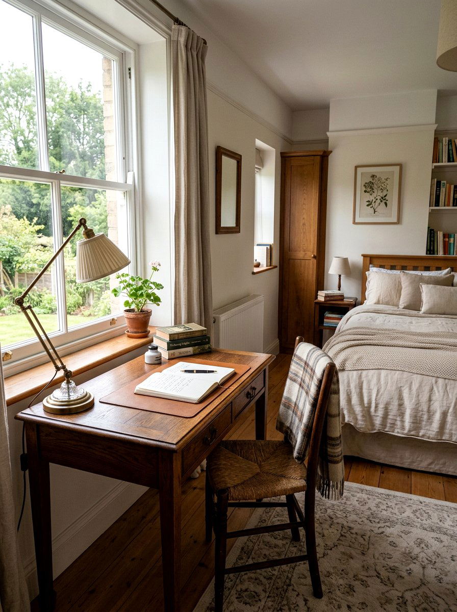 Writing Desk - 30 Nancy Meyers bedroom ideas