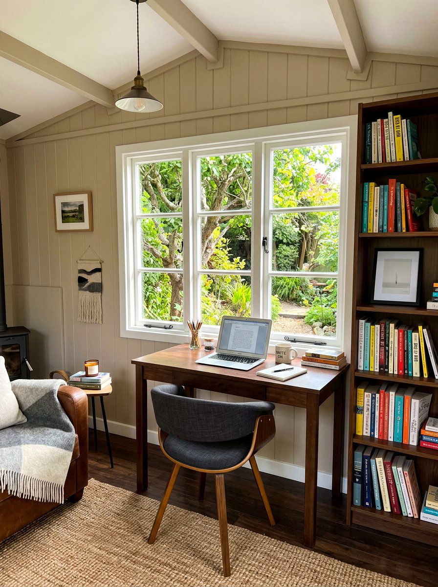 Writing Studio Cabin - 30 she shed interior ideas