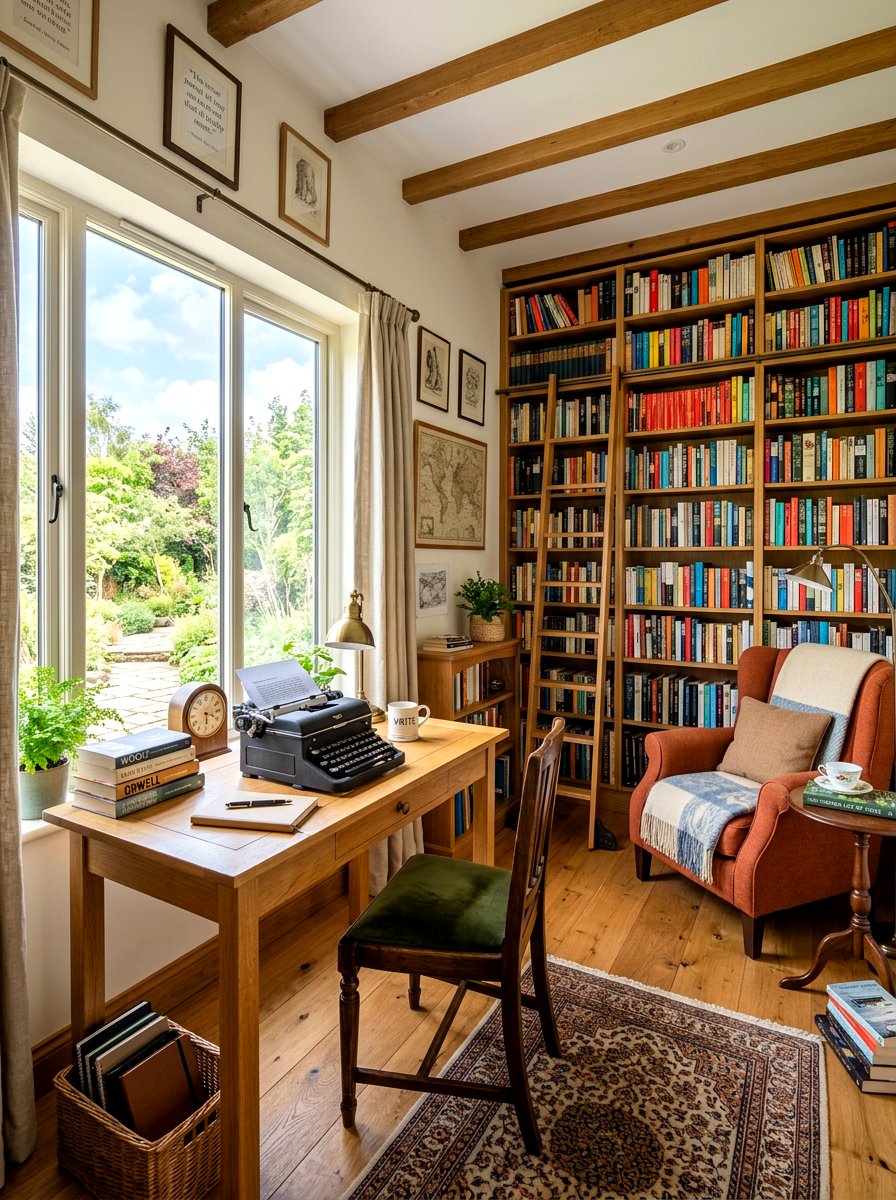 Writing Studio - 30 garage hobby room ideas