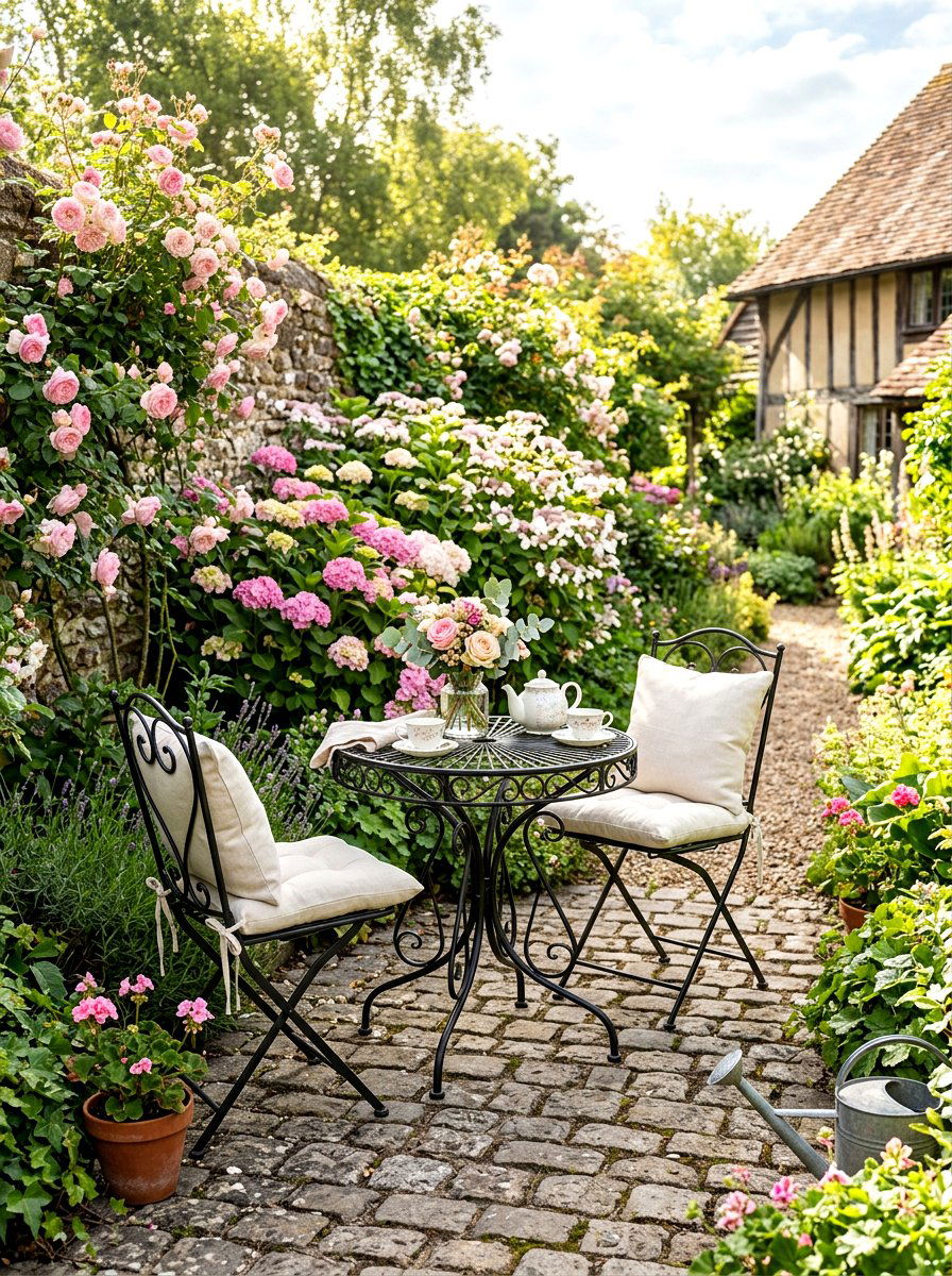 Wrought Iron Bistro - 30 resort patio ideas