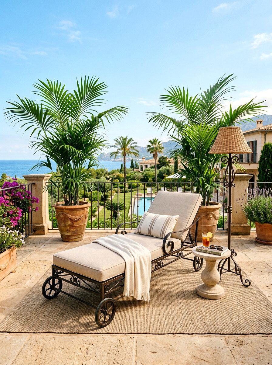 Wrought Iron Chaise Lounge - 30 vintage iron patio furniture ideas