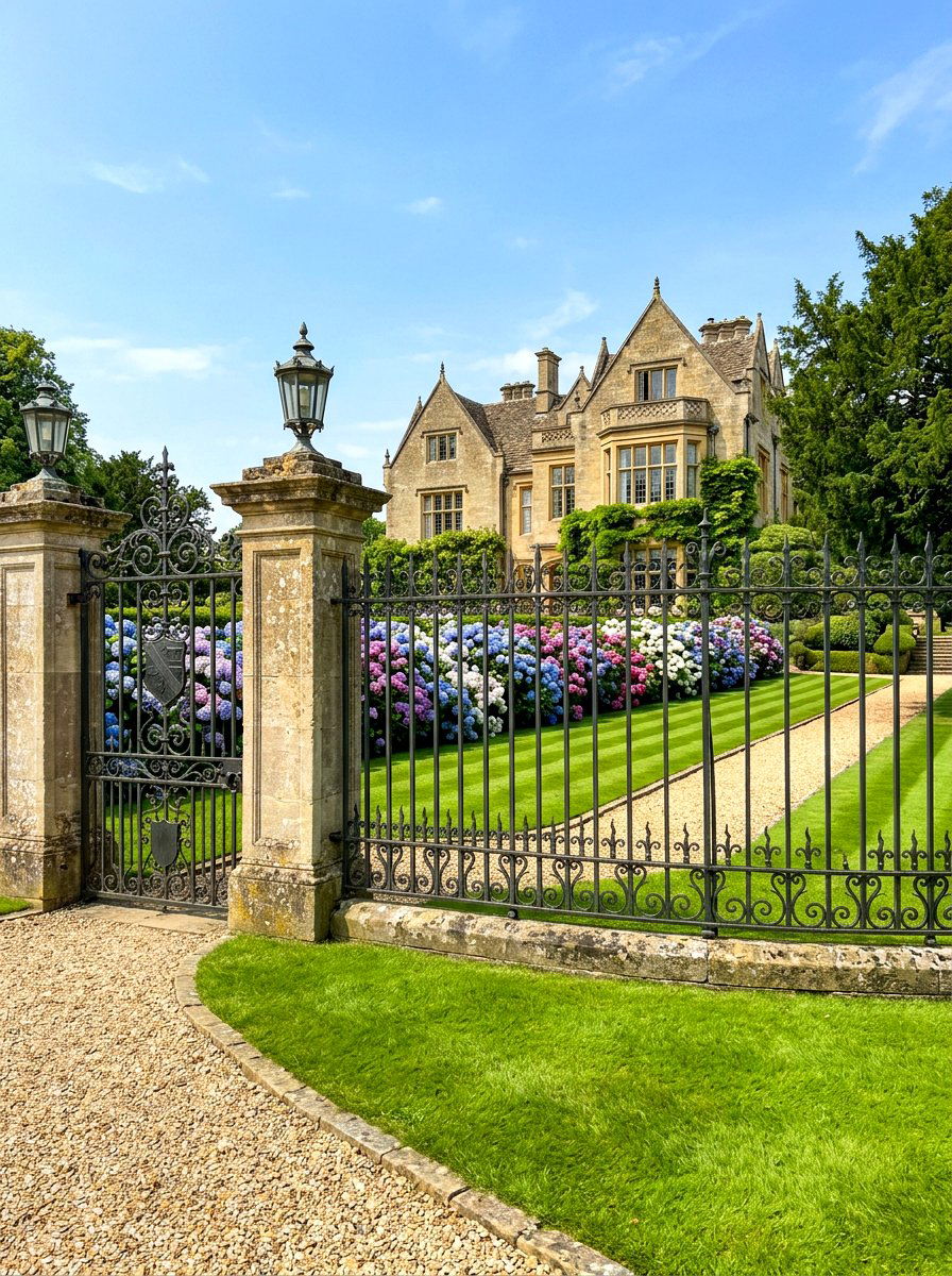 Wrought Iron Fence - 30 garden fence ideas